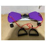 Waist Twister With Digital Display To Track Time, Reps And Calories Burned, Waist twister machine With Balance Rope, Noiseless Abs Twister Plate, Holds 220 Lbs