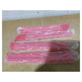 Mahjong Racks with Pushers 4PCS Set Majiang Tile Holder Acrylic Mahjong Racks Accessories and Gifts-Pink