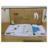 Carex Adjustable Bath Transfer Bench with Safety Handles, Comfortable Seat, Fits Most Bathtubs, 300 lb Capacity