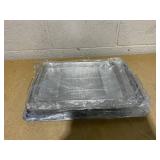 Air Fryer Basket for Oven, 2 Set Oven Air Fryer Basket and Tray Set, THORSES Thickened NonStick Stainless Steel Air Fryer Pan and Crisper Tray-Extra Large & Large (4pcs)