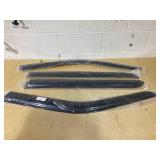 Rain Guards for Ford F150 Rapto 2015 2016 2017 2018 2019 2020, 4PC Side Window Vent Deflectors Tape-On, Rain Sun Wind Guards Shade Deflectors,PC
