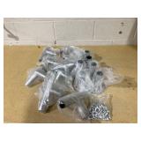 6 Leg Carport Frame Only Kit (Pipes & Canopy Not Included) Fits Cars, Boats, Trucks, and Motorcycles. Sturdy Frame Lets Users Assemble and Adjust The Size with Purchased Parts. (Connects 1-3/8" Pipe)
