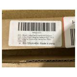 48-inch Ceiling Fan Downrod with Extension Cord, 4-Foot White Ceiling Fan Extension Rod, .Inch OD, Ceiling Downrod for Various Fans (WHITE, Unthreaded)