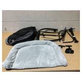 Close2Me Happy Medium Pet Bed for Cats and Dogs up to 12 kg Grey Sleeping area: 65 x 48 cm