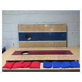 Cornhole Sets 4 x 2 ft with 8 Bean Bags Regulation Size, Corn Hole Games for Adults Outdoor Bean Bag Toss Game