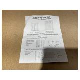 51.18" Extra Tall Cat Gate for Doorway, 30.5"-40" Auto Close Pet Gate Include 2.75" and 5.5" Extension Kits, No Drilling Pressure Mount Kit, Suitable for Doorways or Kitchen, New White
