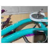 Schwinn Elm Girls Bike for Toddlers and Kids 16 inch wheels for Ages 2 Years and Up, Purple Teal, Training Wheels, Adjustable Seat