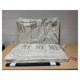 HAOBO Home Upholstered Headboard Foldable King Size Headboards Eastern King/California King Linen Panel with Height Adjustments