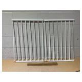 Regalo 2-in-1 Extra Wide Stairway and Hallway Walk ThroughBaby Safety Gate, Hardware Mounting, White Up To 24"-40.5" Wide   28.5" High (Pack of 1)