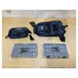 LOT OF 2 Kast King Fishing Tackle Bags