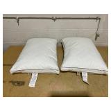 puredown® Goose Feathers and Down Pillow for Sleeping Hotel Collection Bed Pillows, Gusseted, Standard/Queen, Set of 2
