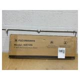FLEXIMOUNTS 12-inch-by-72-inch Wall Shelf Garage Storage Rack Wall Mounted Floating Shelves,1x6ft ,Black, 2-Pack