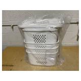 4-Tier Laundry Hamper Sorter, Laundry Storage Organizer with Wheels Removable, Rolling Laundry Baskets, Bathroom Cart for Dirty Clothes(100L)