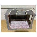 Puppy Incubator, Pet Atomization Oxygen Box, Incubator for Kitten and Puppies, Pet Nncubator with Nebulization Kit and Pets Blanket 100L  24"L x 16"W x 16"Th