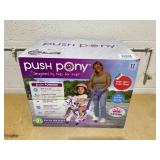 Power Pony Push Riding Toy - Crystal: Steel Pedal & Push, 3+ Years, 100 lb Capacity