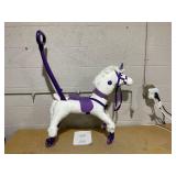 Power Pony Push Riding Toy - Crystal: Steel Pedal & Push, 3+ Years, 100 lb Capacity