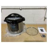 MegaChef 8 Qt. Stainless Steel Electric Pressure Cooker with Stainless Steel Pot