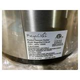 MegaChef 8 Qt. Stainless Steel Electric Pressure Cooker with Stainless Steel Pot