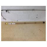 48 inch Ceiling Fan Downrod with Extension Cord, 4 FT White Downrod for Ceiling Fan, 1 inch Outside Diameter, Ceiling Fan Boom Suitable for a Wide Range of Fans (White, Not Threaded)