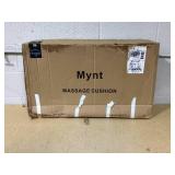 Mynt 2D & 3D Shiatsu Neck and Back Massager for Chair with 10 Deep Kneading Nodes, Back Massage with Heat, Portable Spot Massage Chair Pad (Black)