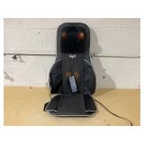 Mynt 2D & 3D Shiatsu Neck and Back Massager for Chair with 10 Deep Kneading Nodes, Back Massage with Heat, Portable Spot Massage Chair Pad (Black)