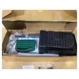 Two-Tier Chicken Nesting Box,6 Hole Metal Chicken Egg Laying Box with Swing Perch and Rollout Egg Collection Protect Eggs