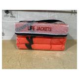 Fluid Adult Type II Life Vest, 4 Pack