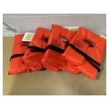 Fluid Adult Type II Life Vest, 4 Pack