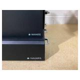 Navaris Coffee Capsule Holder and Organiser - Storage Box Coffee Accessories with 3 Compartment Drawers - Compatible with Most Standard Capsule Sizes - Black