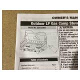 Ozark Trail 2 Burner Propane Gas Camping Stove, GCT2208WB, Black, New