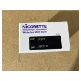 Nicorette Nicotine Gum, 160 Count, White Ice Mint, 2 mg