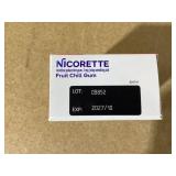 Nicorette 2 mg Nicotine Gum to Quit Smoking - Fruit Chill Flavored Stop Smoking Aid, 100 Count