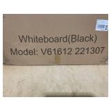 JILoffice Magnetic Whiteboard/White Board, Dry Erase Board 48 x 36 Inch, Black Aluminum Frame Wall Mounted Board for Office Home and School
