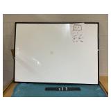 JILoffice Magnetic Whiteboard/White Board, Dry Erase Board 48 x 36 Inch, Black Aluminum Frame Wall Mounted Board for Office Home and School