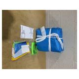 Costway Inflatable Bounce House Kids Slide Jumping Castle Pool with Balls & Bag