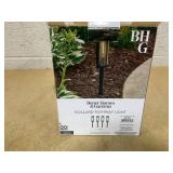Better Homes & Gardens Wyatt Solar Powered LED Landscape Bollard Path Light