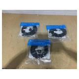 LOT OF 3 Midea Universal Dehumidifier Drain Hose, Adjustable Cord Length 6.5-feet Max, Black, 1 Piece Pack, Model MAADH02