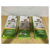 LOT OF 3 Mainstays Traditional 2-tier Plant Stand, 26" L x 13" W x 26" H