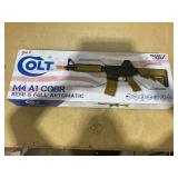 SOFT AIR USA Colt M4A1 M4 CQBR AEG Electric Airsoft Rifle with Adjustable Hop-Up, Dark Earth/Tan, 453 FPS