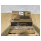 Mainstays 26LB Matte Black Round Umbrella Base Designed to be Used with a Patio Table