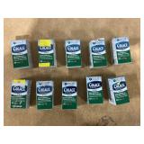 LOT OF 10 Colace 2-in-1 Stool Softener with Stimulant Laxative Tablets, 100 mg, 30 ct.