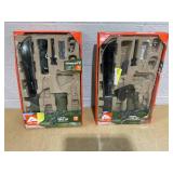 LOT OF 2 IncompleteOzark Trail Camping Tool Set, 12 Piece, Includes Flashlight, Machete, Knife, Outdoor Gear Kit