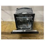 24 in. Black Front Control Dishwasher with QuadWash, 3rd Rack & Dynamic Dry, 48 dBA