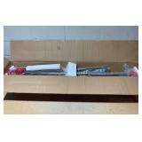 SHIJING 48-inch Manual Tile Cutter with Laser Cutting Guide Porcelain Tile Cutter with Split Platen,Double Aluminum Base,Tungsten Carbide Cutting Wheel