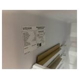 Vissani 10.1 cu. ft. Top Freezer Refrigerator in Black
