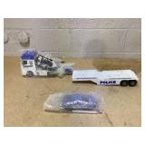 ArtCreativity Police Car Toy, Pickup Truck Toy with LED Headlights and Sirens, Friction Powered, 1:20 Scale Police Car Toys