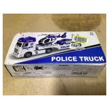 ArtCreativity Police Car Toy, Pickup Truck Toy with LED Headlights and Sirens, Friction Powered, 1:20 Scale Police Car Toys