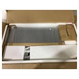 Bathroom Floor Corner Cabinet with Doors and Shelves 24"x12.2"x32.3"H MDF