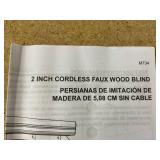 Cordless 2 Inch Classic Faux Wood Blind