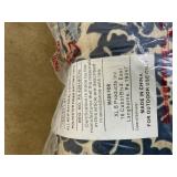 3 Decorative Pillows Hanover Medallion Navy Blue Indoor Throw Pillows